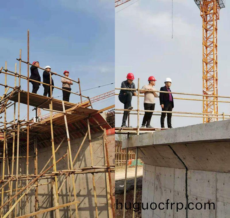 公司领导视察永城市第七污水处理厂工程进度