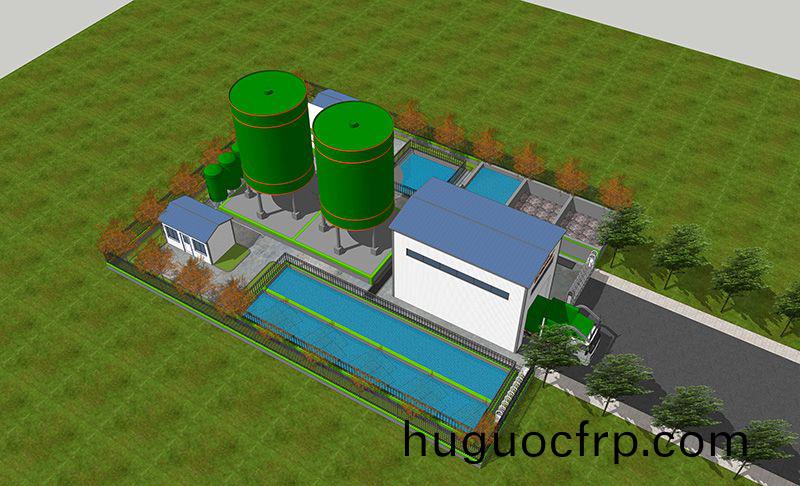 恭贺我司合武高铁湖北段某隧道污水处理站顺利竣工