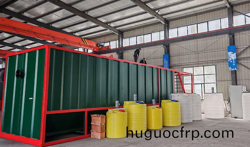 热烈欢迎碧水源李总莅临我司考察乡镇一体化污水处理设备